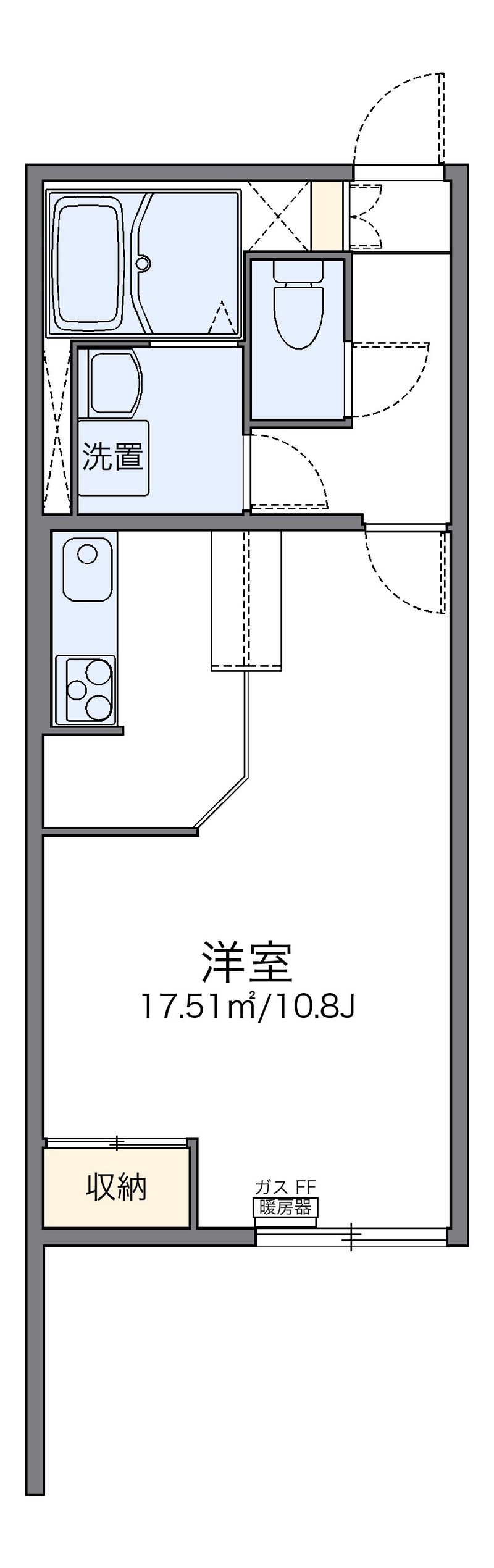 レオネクスト帯広ＮＫ 間取図