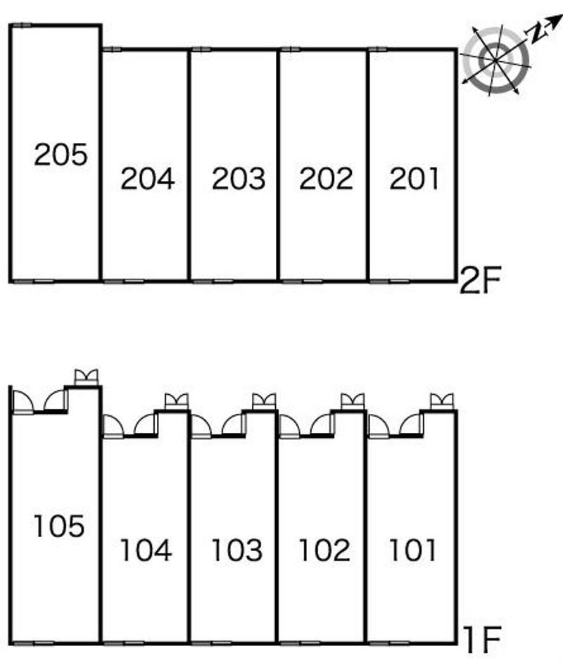 レオパレスソルビエント 間取配置図
