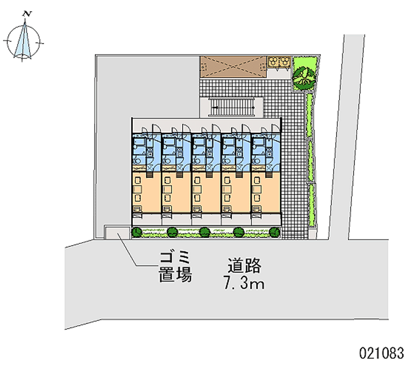 レオパレス横浜山手 区画図