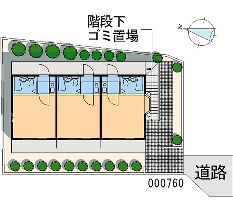 レオパレス北烏山 区画図