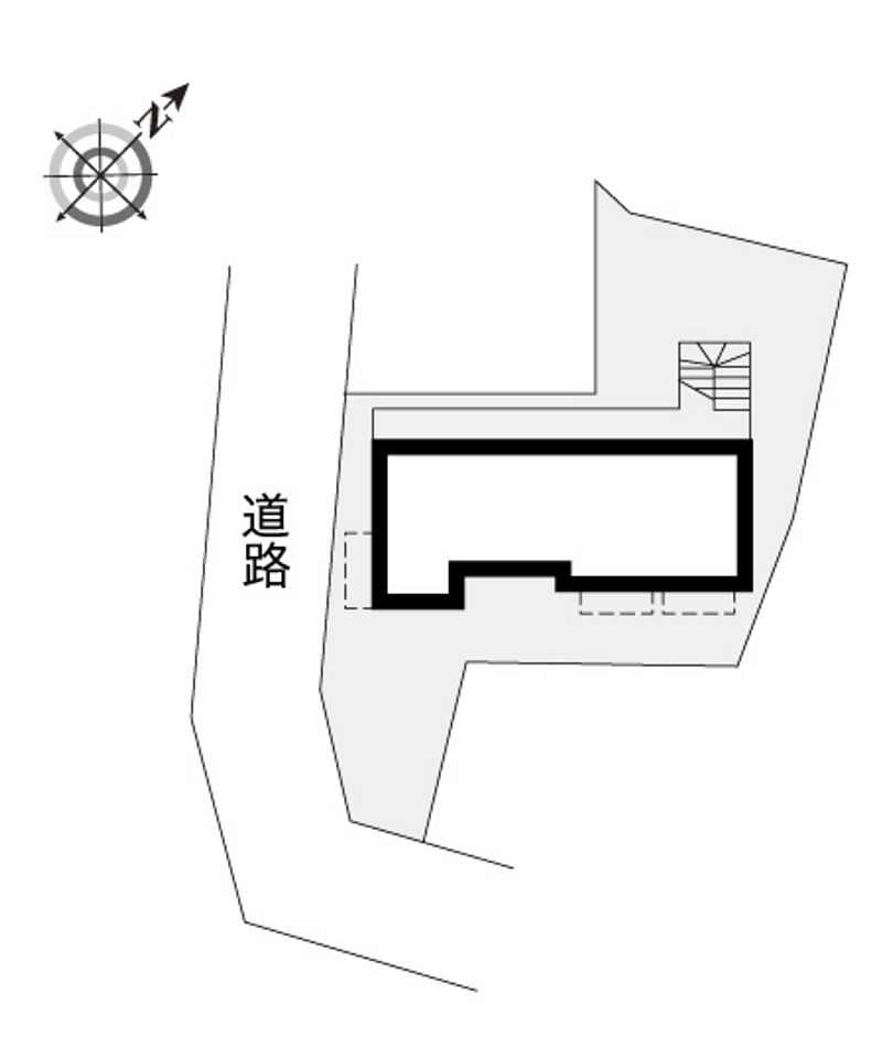 レオパレス堀切 配置図