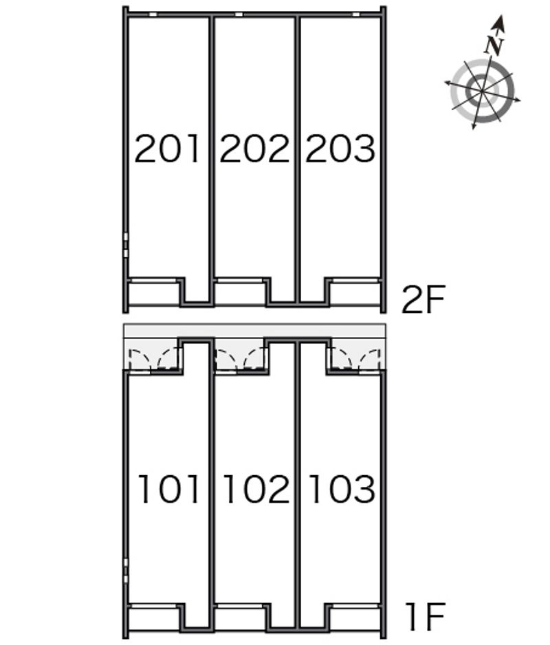 クレイノガーデン晴花 間取配置図
