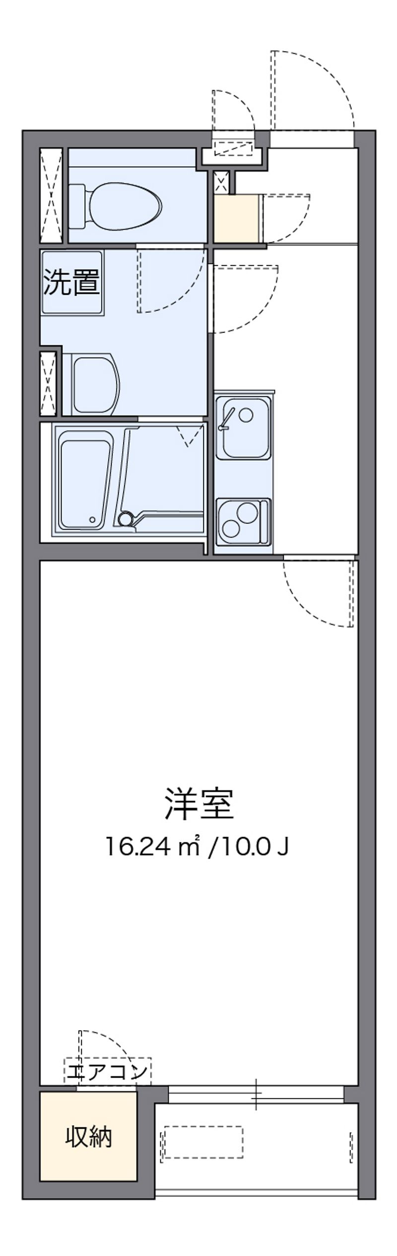 クレイノ伊岐須 間取り
