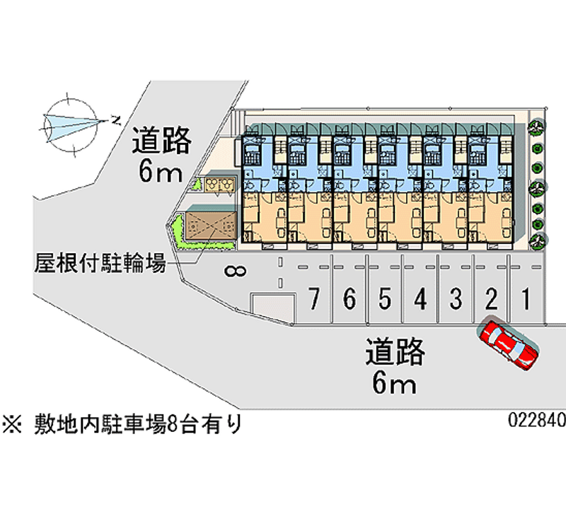 22840 Monthly parking lot