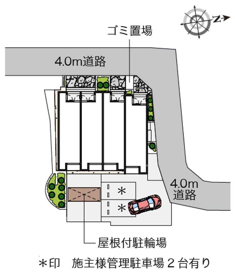 レオネクストリヴェールメゾン 配置図