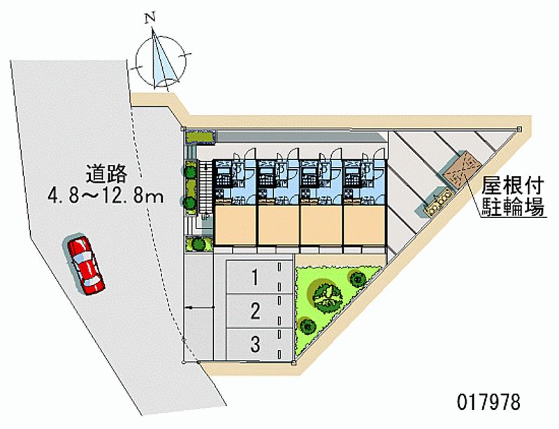 レオパレス香久山第２ 月極駐車場