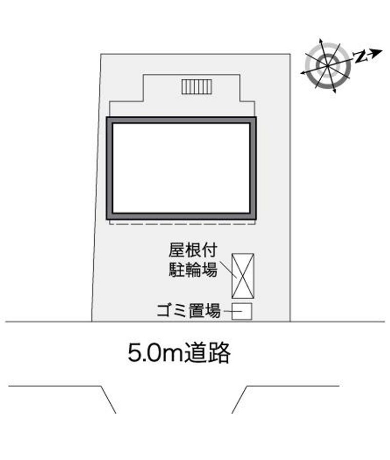 レオパレス緑ヶ丘 配置図