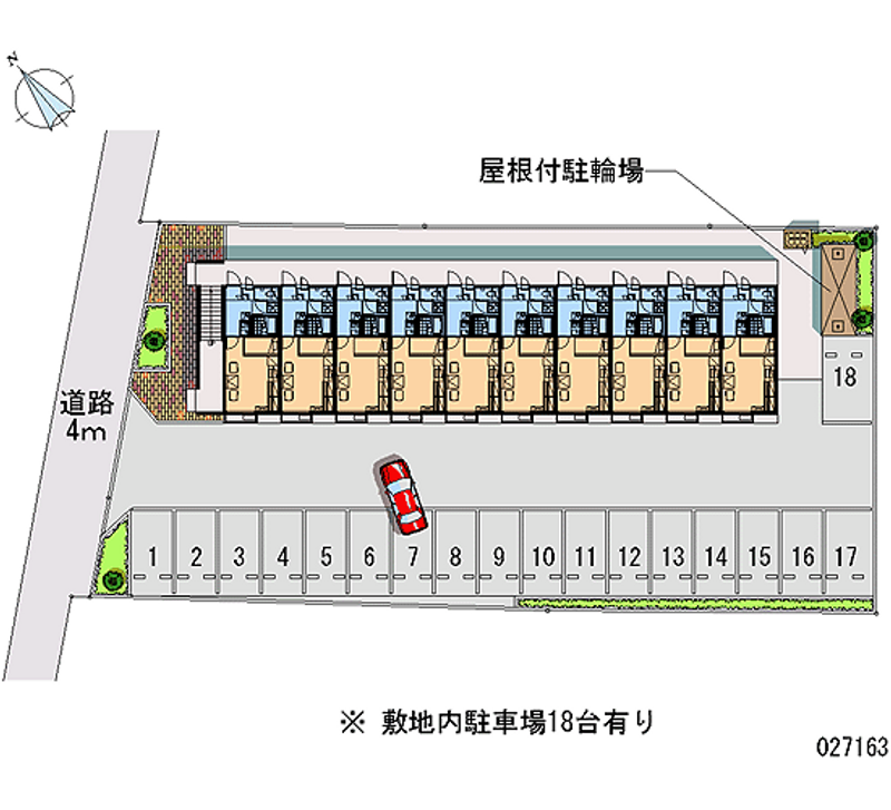 27163 Monthly parking lot