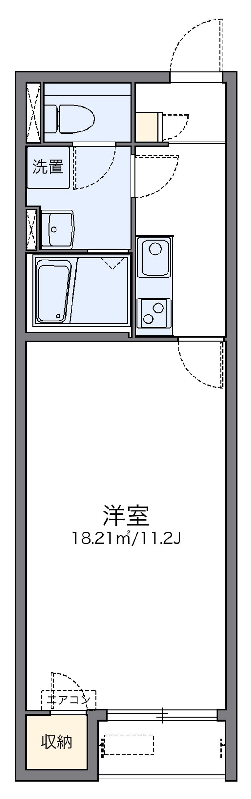 レオネクストクレール国分寺 間取図