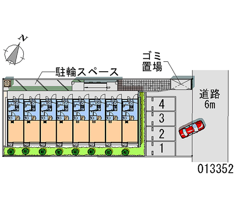 13352月租停車場