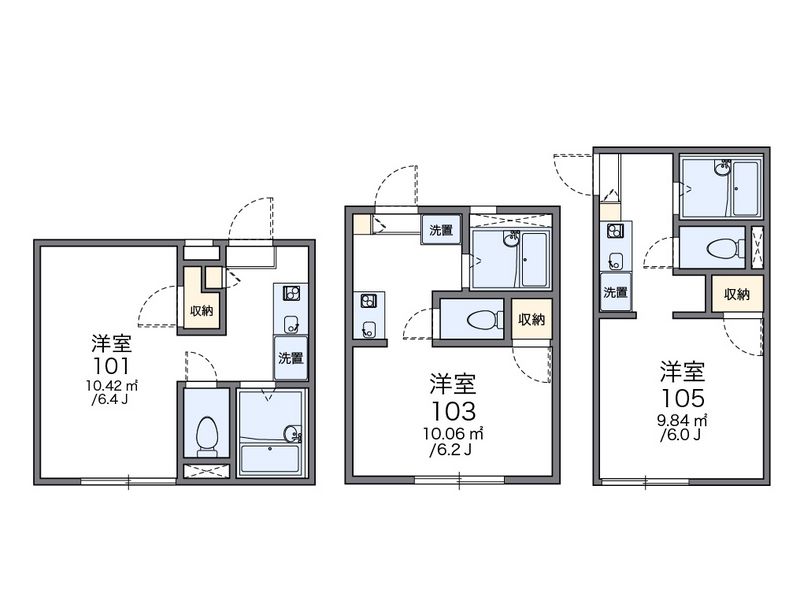 レオパレスＲ＆Ｓ 間取図