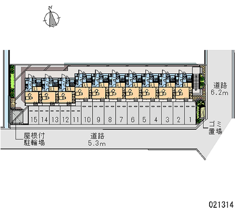 21314 Monthly parking lot