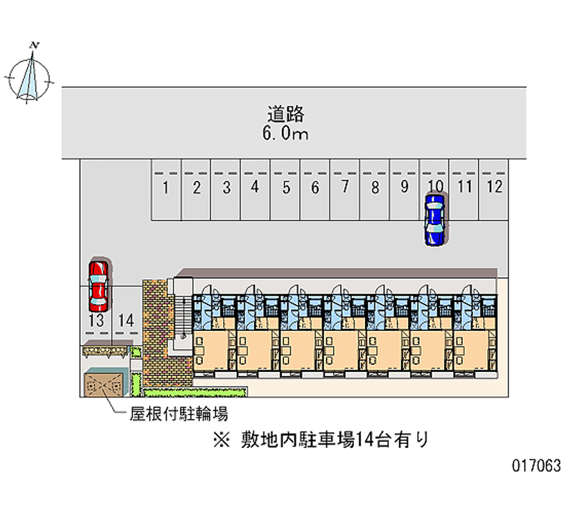 レオパレス渚 月極駐車場