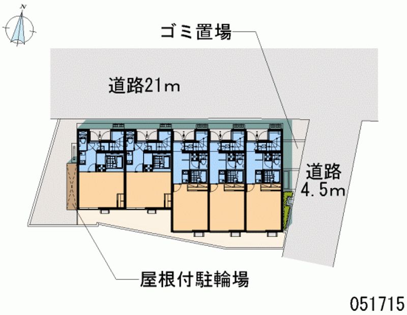 レオネクストカイトネストⅡ 区画図