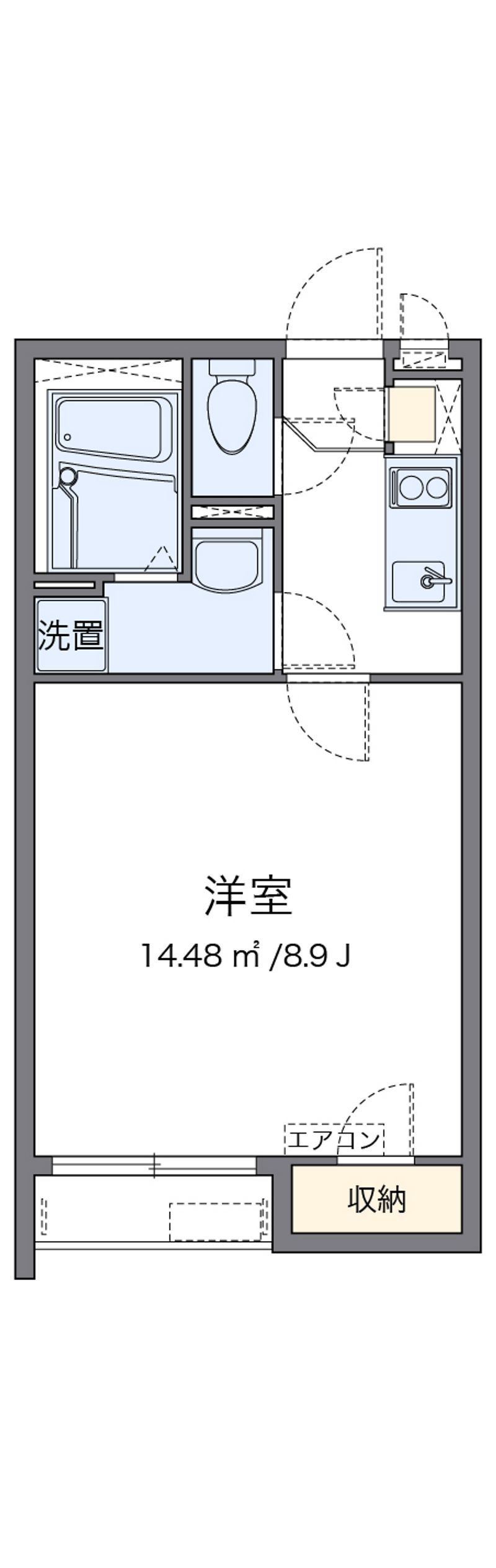 クレイノ心 間取図