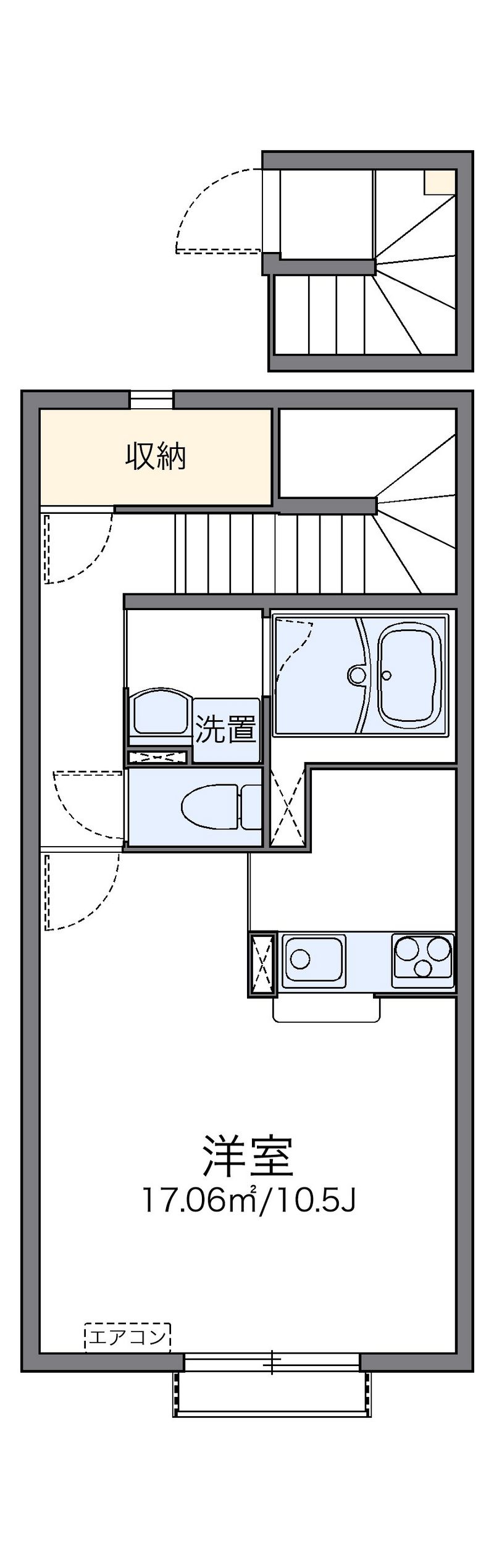 レオネクストエアル 間取図