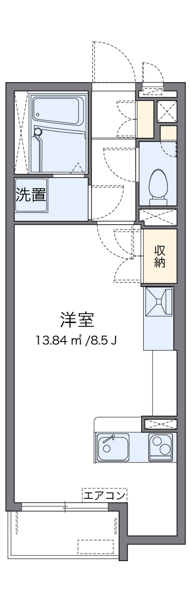 ミランダＵＮＯ 間取図