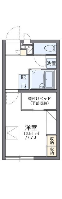 レオパレスミリオン 間取り図