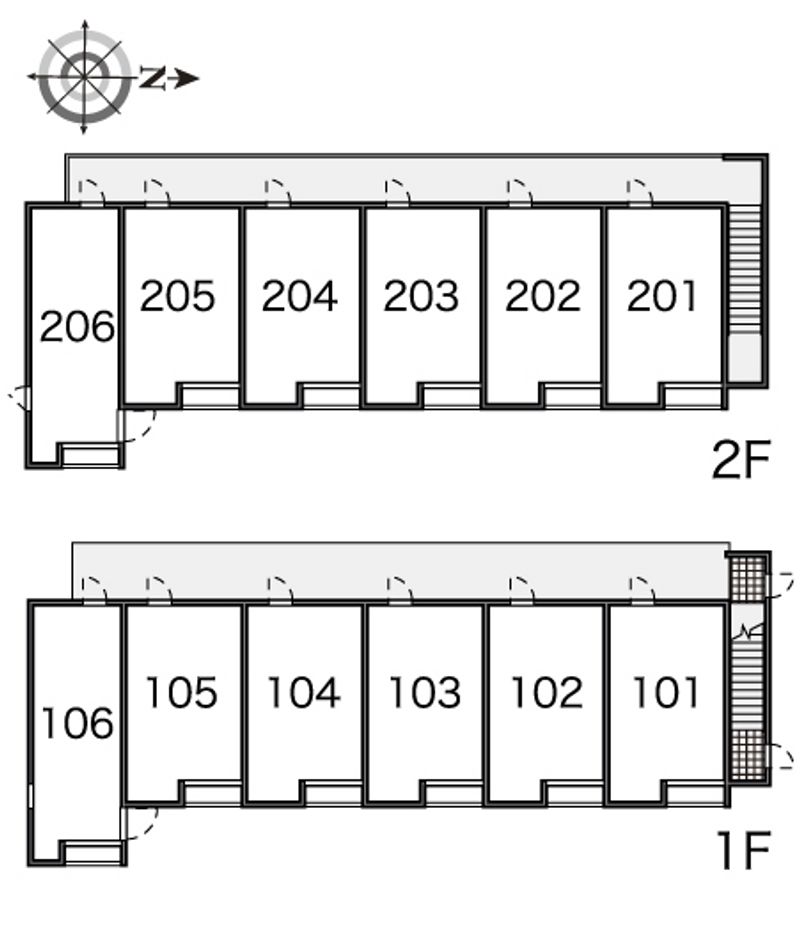 レオネクストエステート西尾久 間取配置図