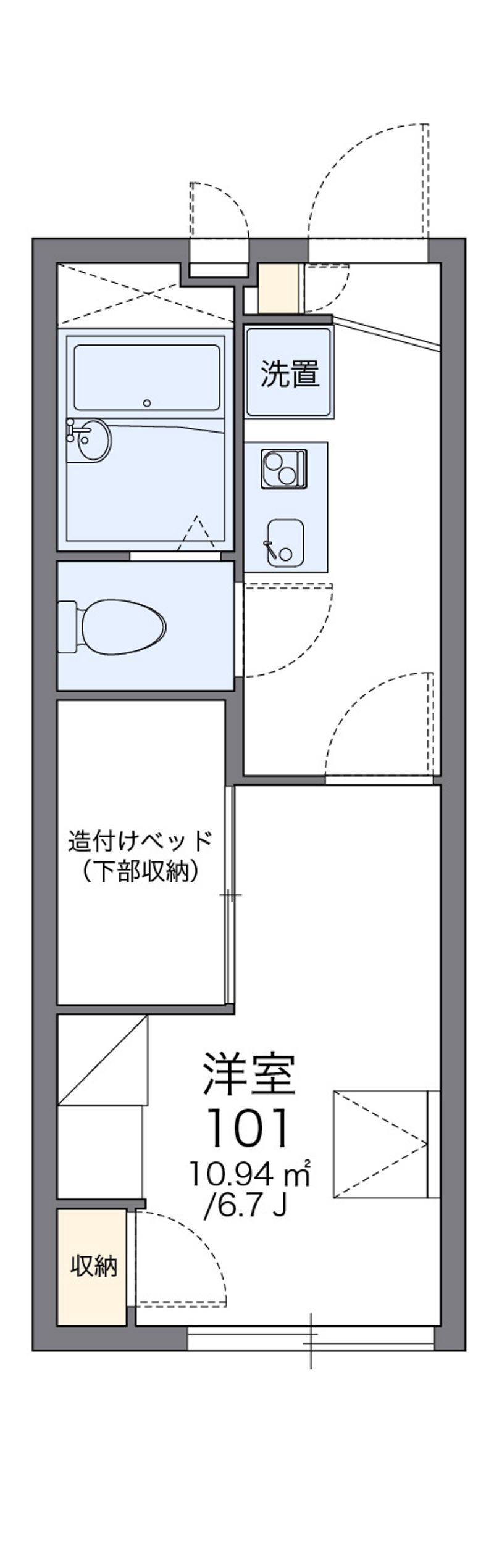 レオパレスグローバルⅢ 間取図