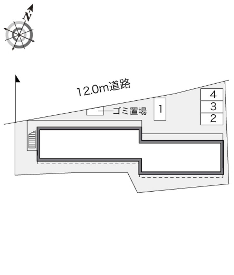 レオパレスペルル 配置図