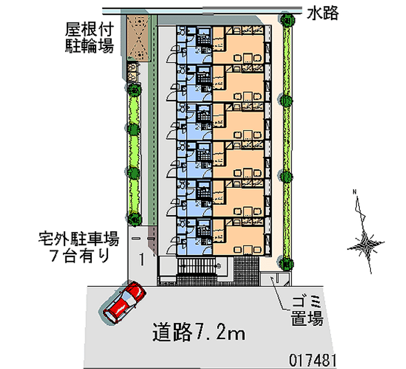 レオパレス岩栄 月極駐車場