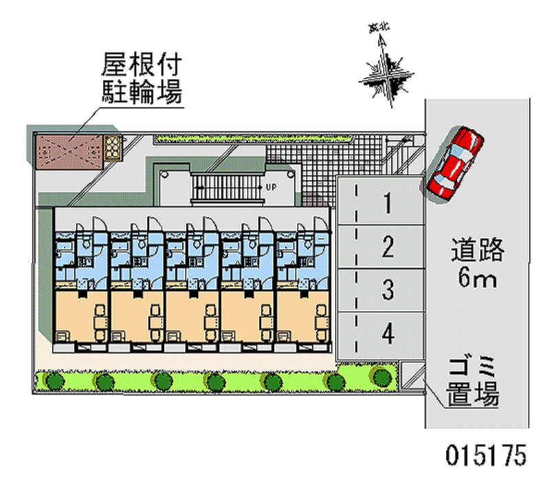 レオパレスカメリア 月極駐車場