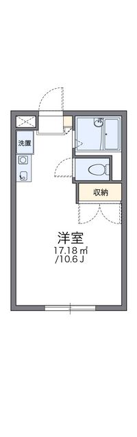 レオパレス鈴蘭 間取り図