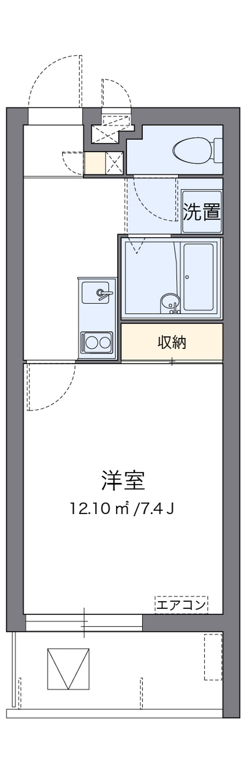 クレイノ和 間取り