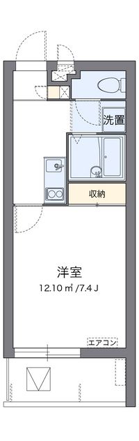 クレイノ和 間取り図