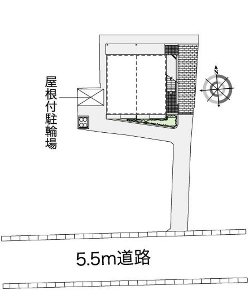 レオパレスＬＵＣＫ 配置図