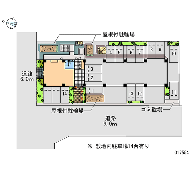 17554 Monthly parking lot