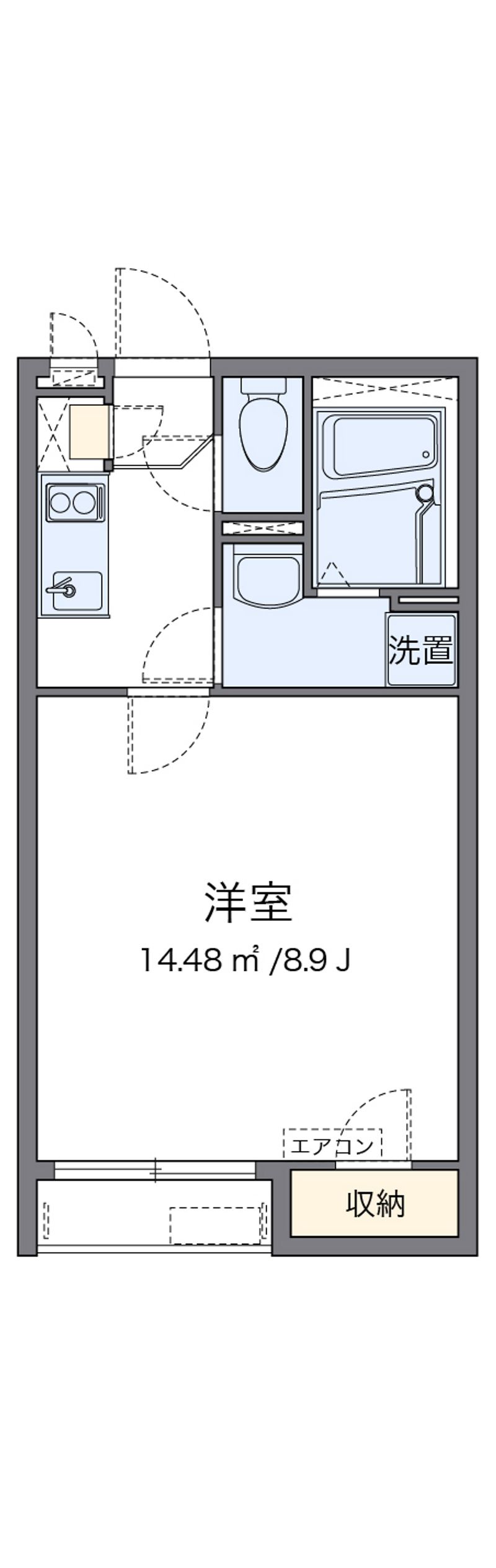 クレイノラ　フルール 間取図