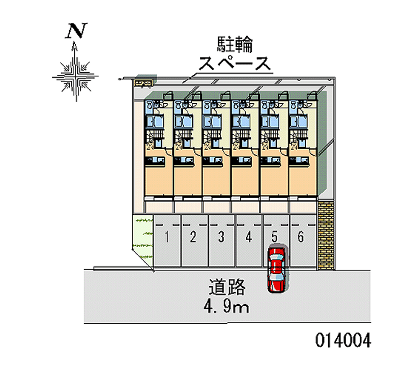レオパレス歩坂 区画図