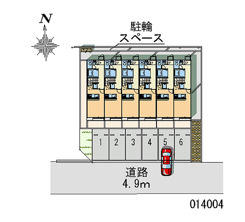 レオパレス歩坂 月極駐車場