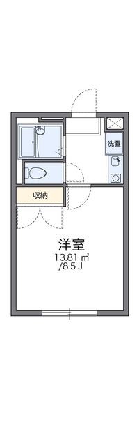 レオパレスエスパールビラ 間取り図