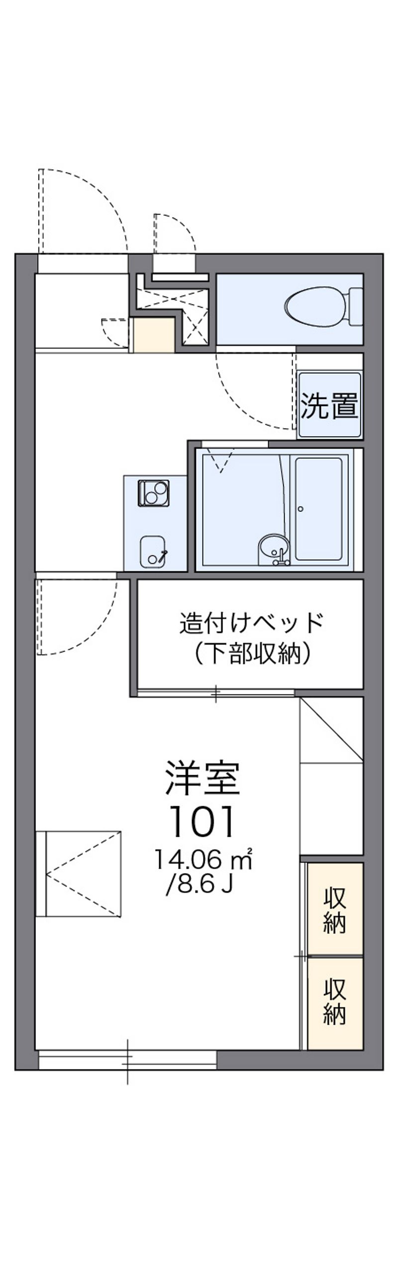 レオパレスＢｌｏｓｓｏｍⅡ 間取図