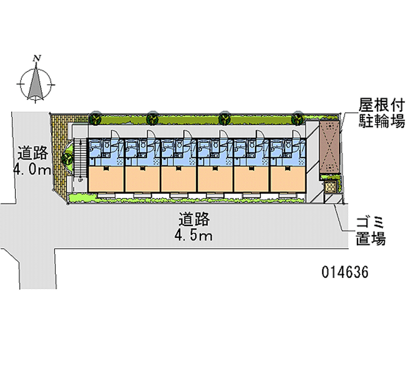 レオパレス江北 区画図