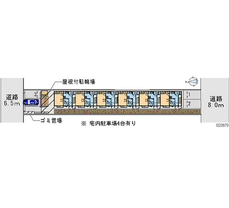 22673月租停車場