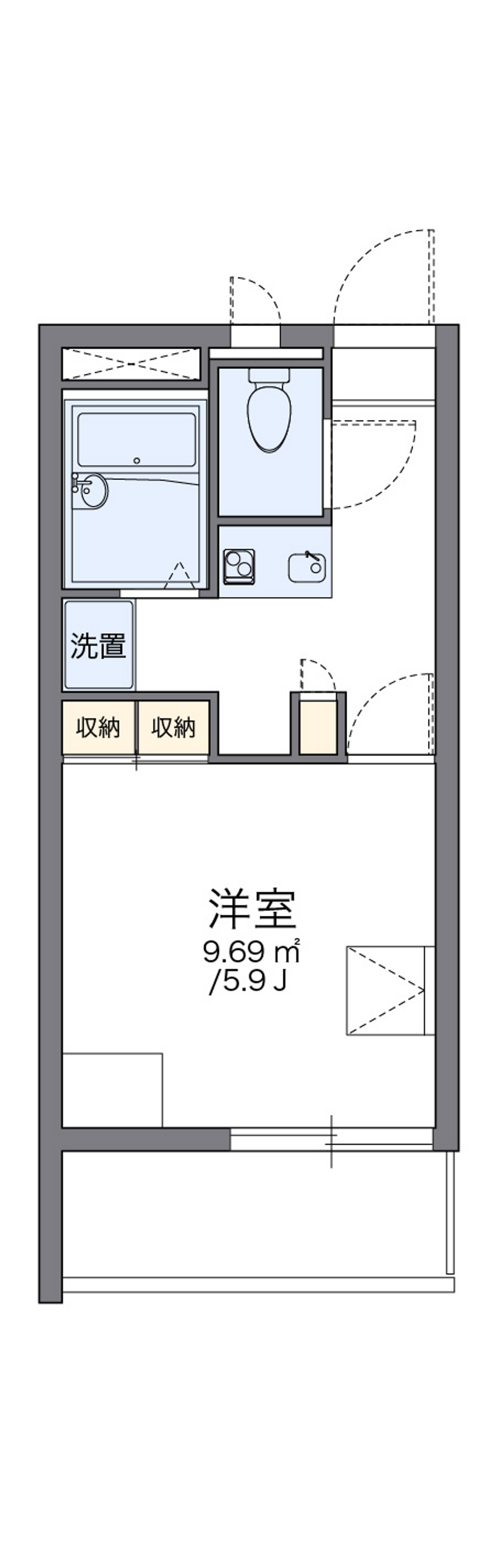 レオパレスボヌール 間取り