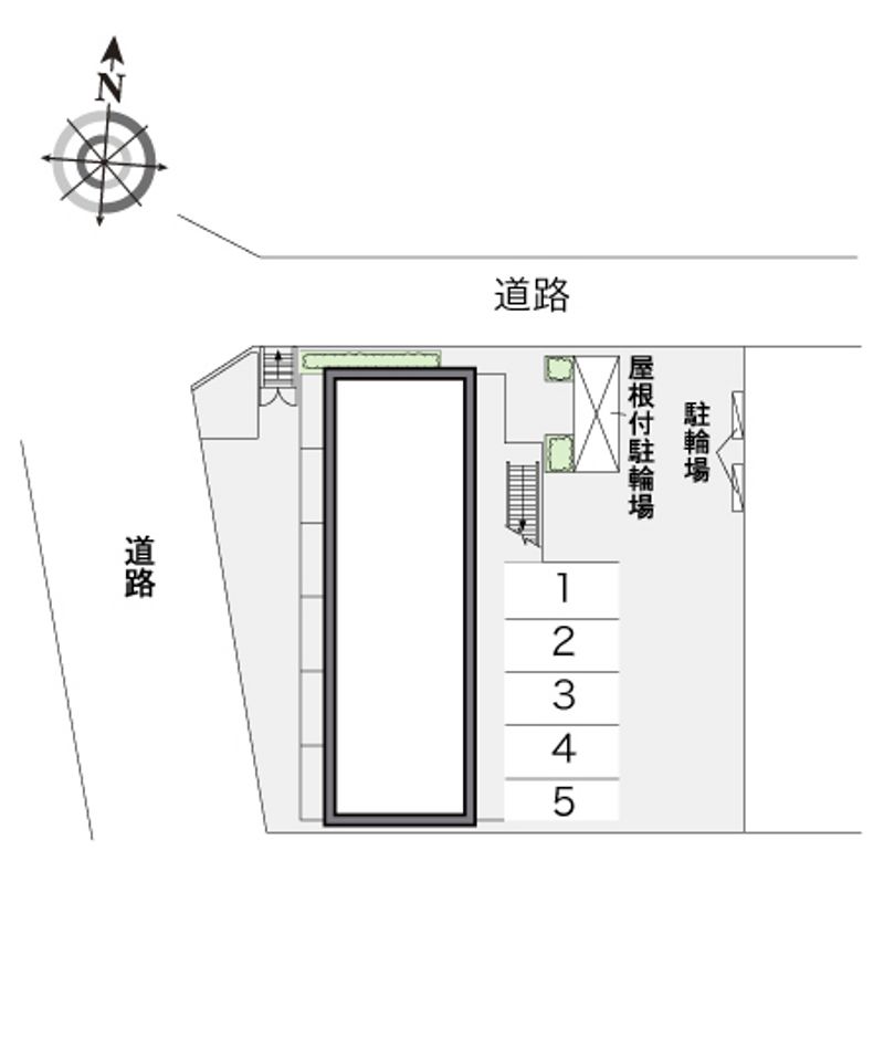 レオパレスシャトー花園 配置図