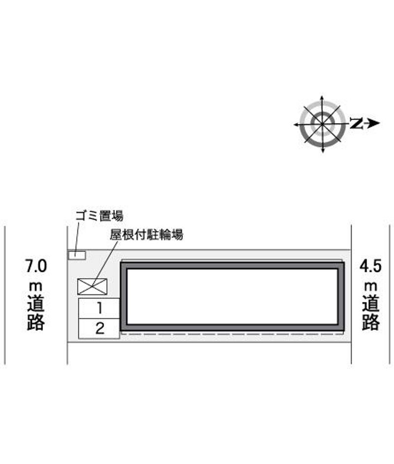 レオパレス龍ノ口 配置図