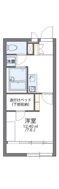 レオパレスベンテュール 間取り図