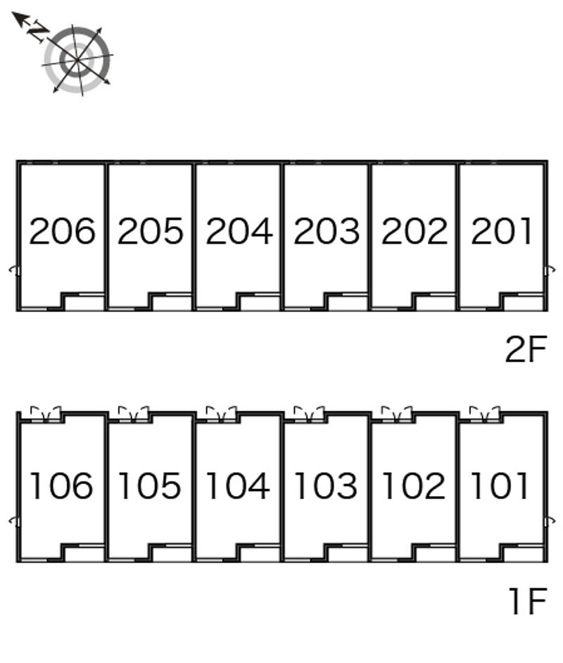 レオネクスト輝 間取り配置図