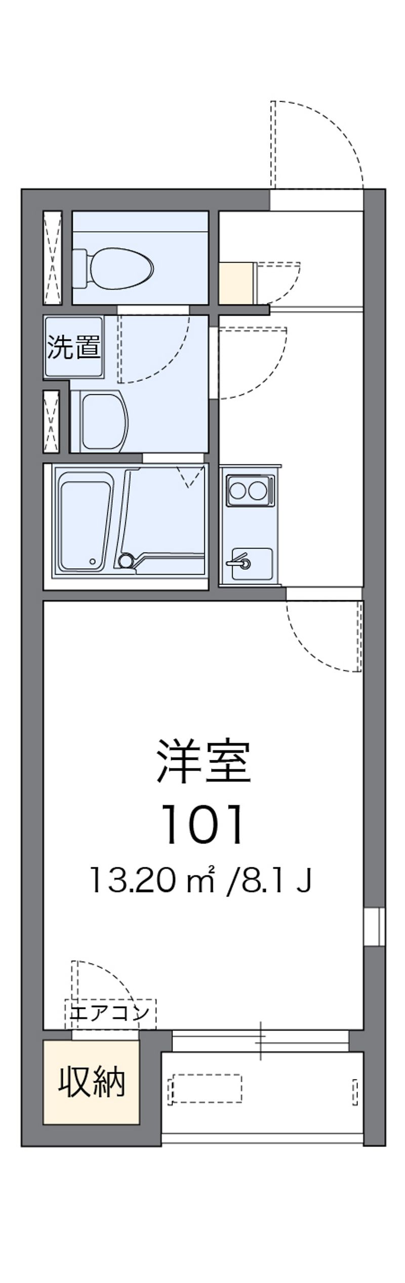 レオネクスト有冨 間取図