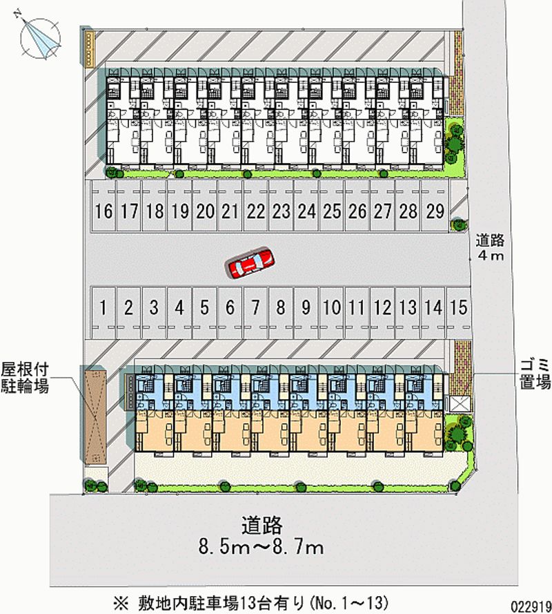 22919 Monthly parking lot