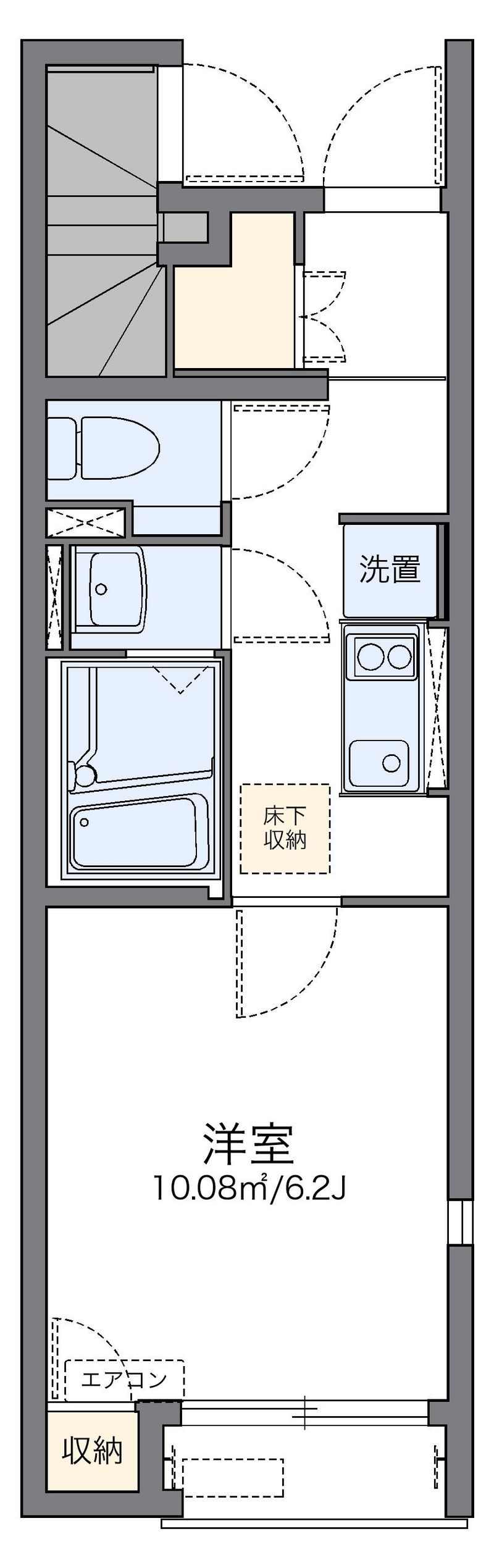 レオネクストクレセント梅里 間取図