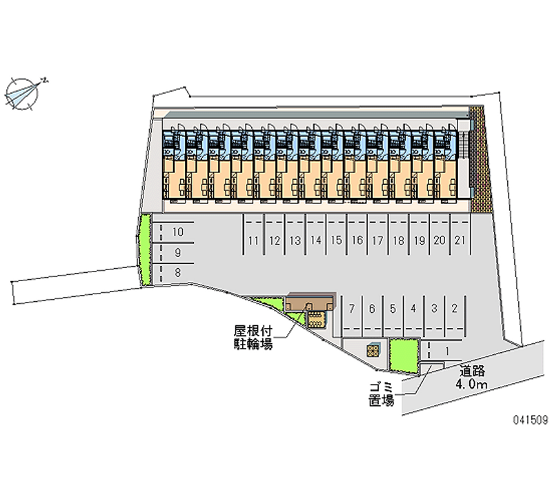 41509 bãi đậu xe hàng tháng