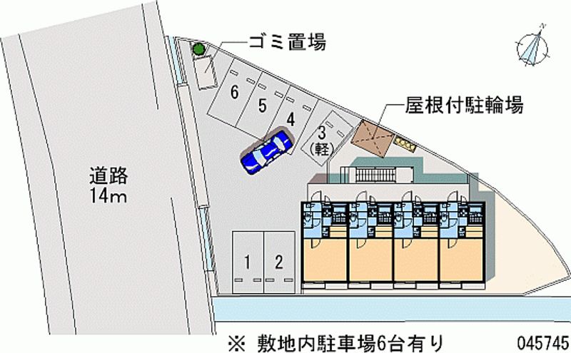 レオパレスアステール 月極駐車場