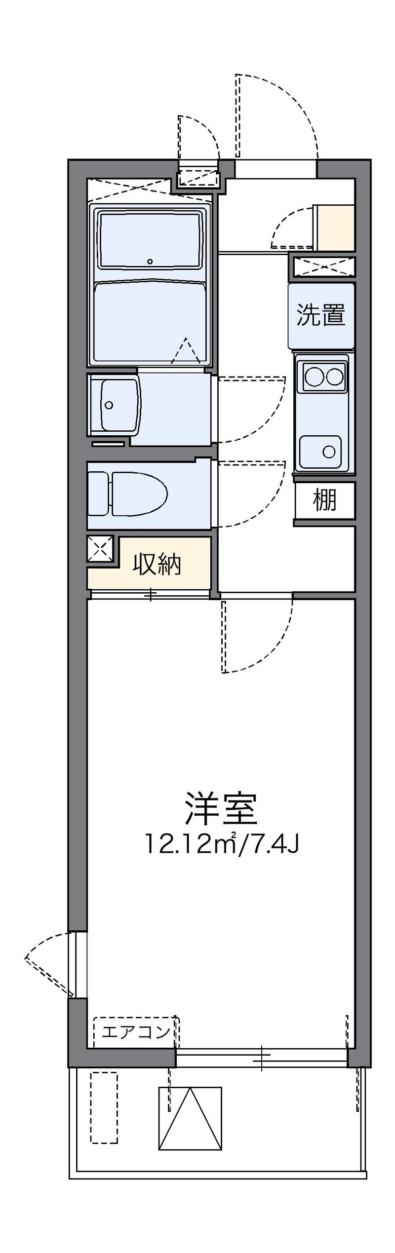 レオネクスト風 間取図